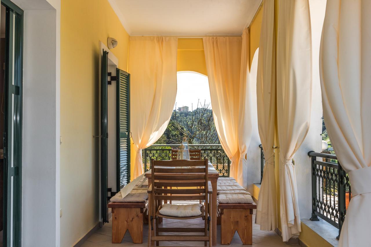 Corfu Villa Kokkini With Swimming Pool Kokkinion ภายนอก รูปภาพ