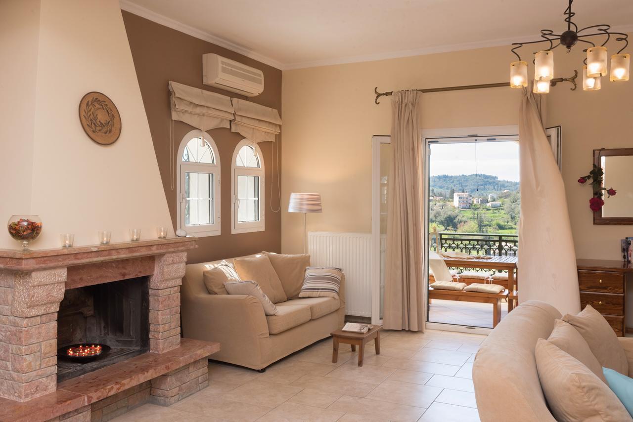 Corfu Villa Kokkini With Swimming Pool Kokkinion ภายนอก รูปภาพ
