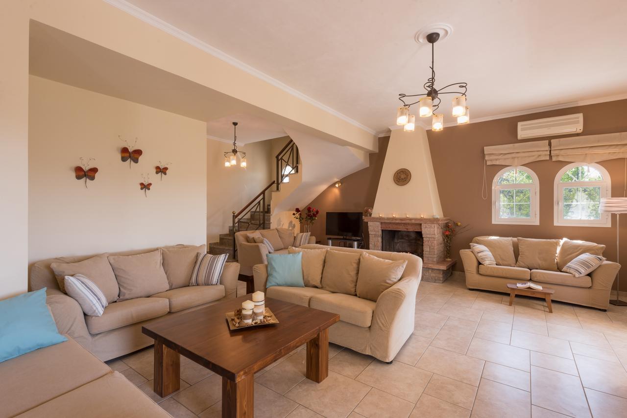 Corfu Villa Kokkini With Swimming Pool Kokkinion ภายนอก รูปภาพ